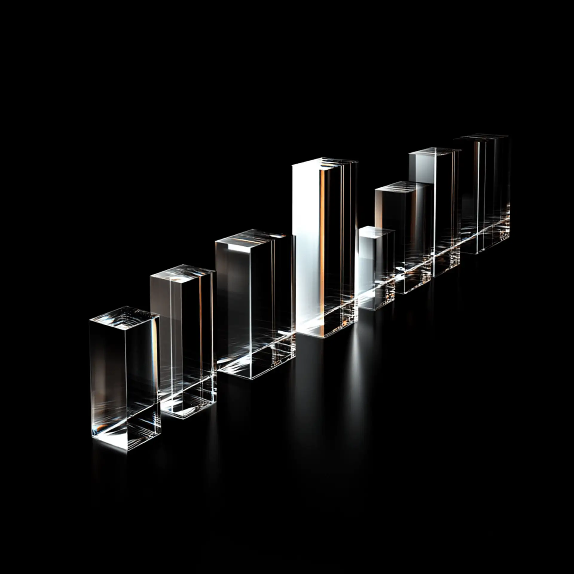 3d image of a bar chart